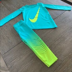 Girls Size 4 - Two Piece Nike Dri-Fit Outfit